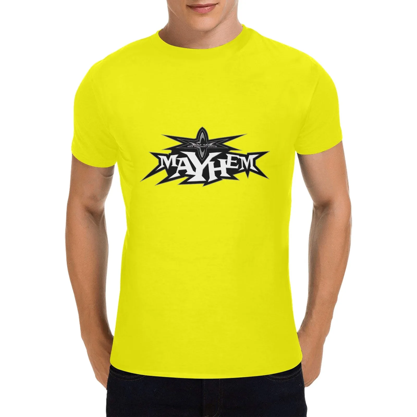 WCW Mayhem Men's T-shirt 100% Cotton