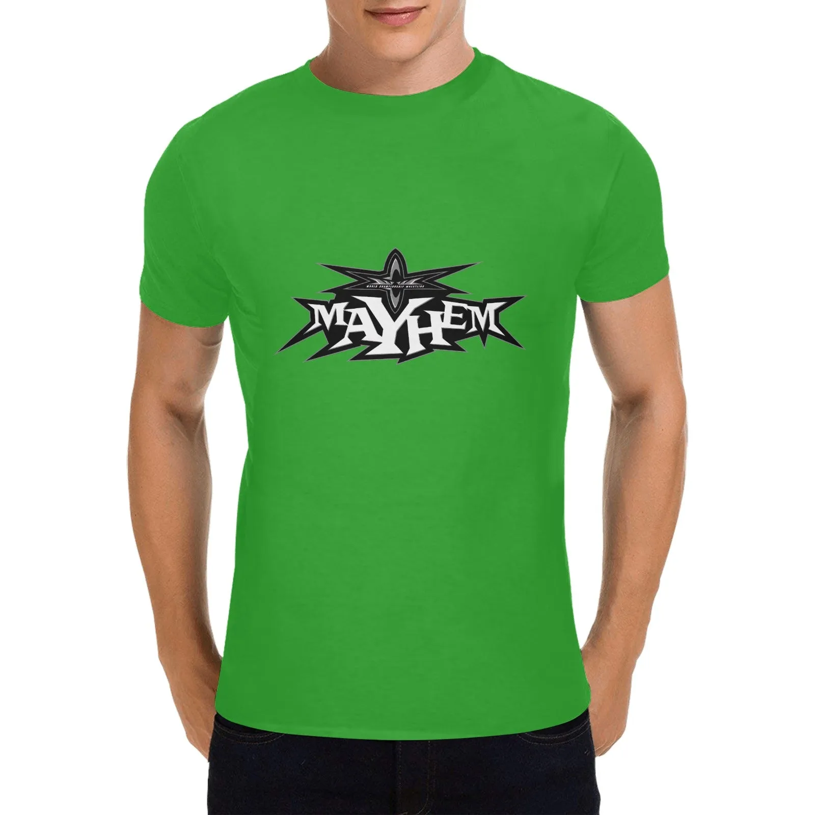 WCW Mayhem Men's T-shirt 100% Cotton