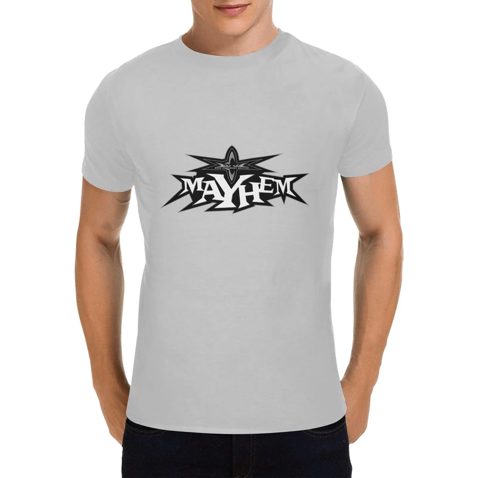 WCW Mayhem Men's T-shirt 100% Cotton