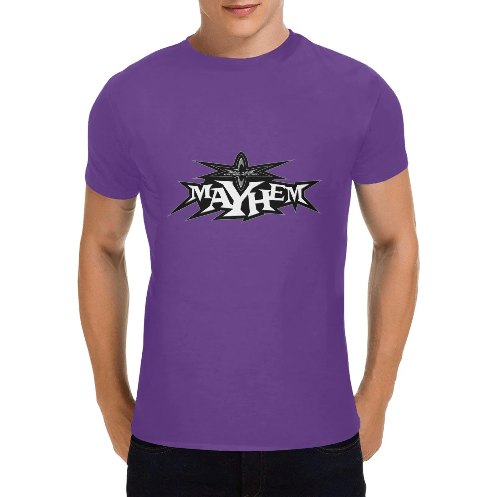 WCW Mayhem Men's T-shirt 100% Cotton