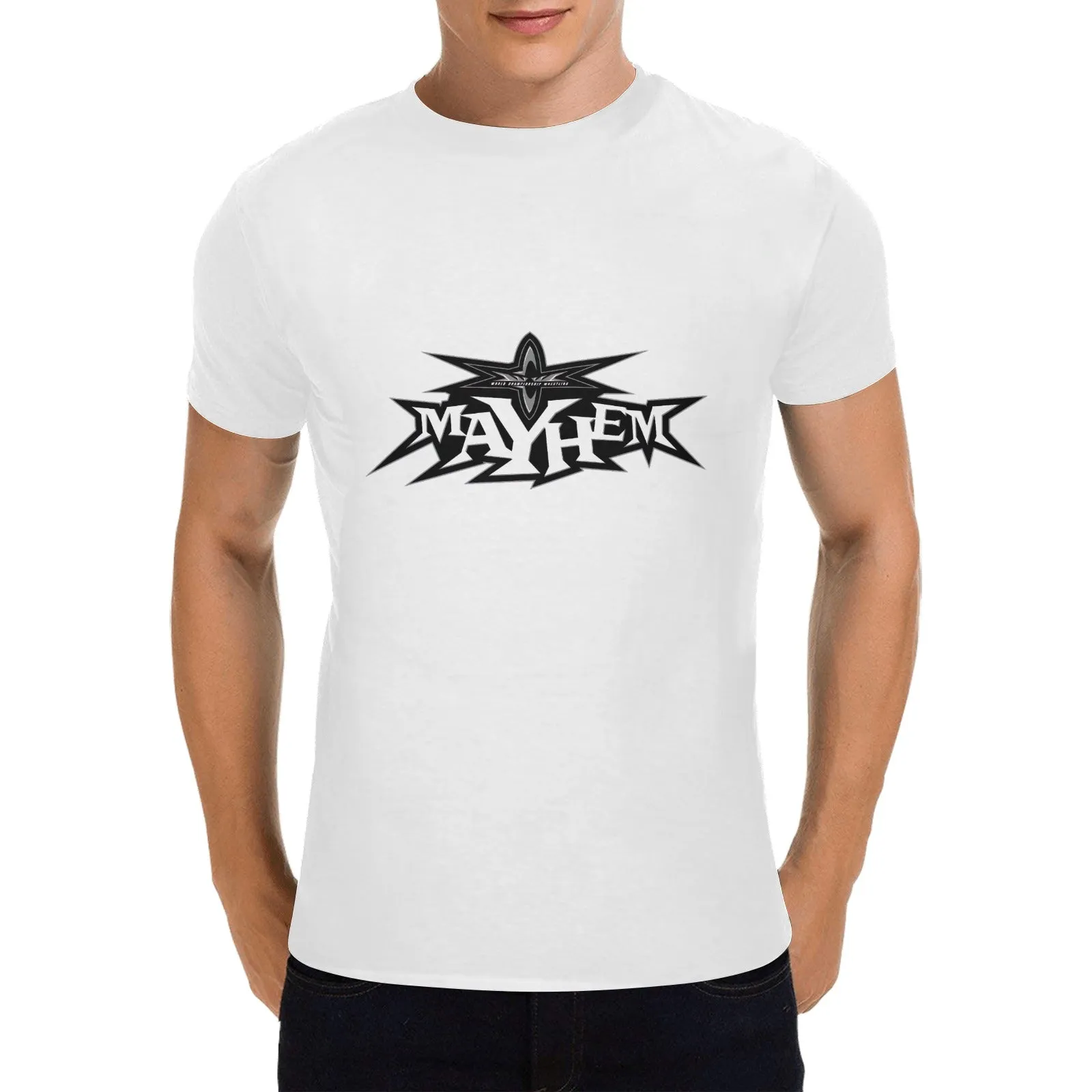 WCW Mayhem Men's T-shirt 100% Cotton
