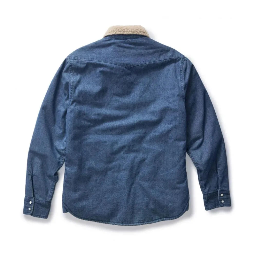 Western Shirt Jacket | Washed Indigo