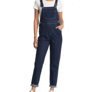 WeWoreWhat Basic Denim Overalls size S Dark Wash High Rise