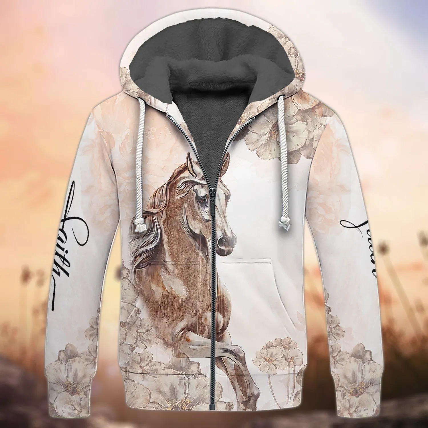 White Horse 3D Shirts Design, Love Horse Hoodie T Shirt