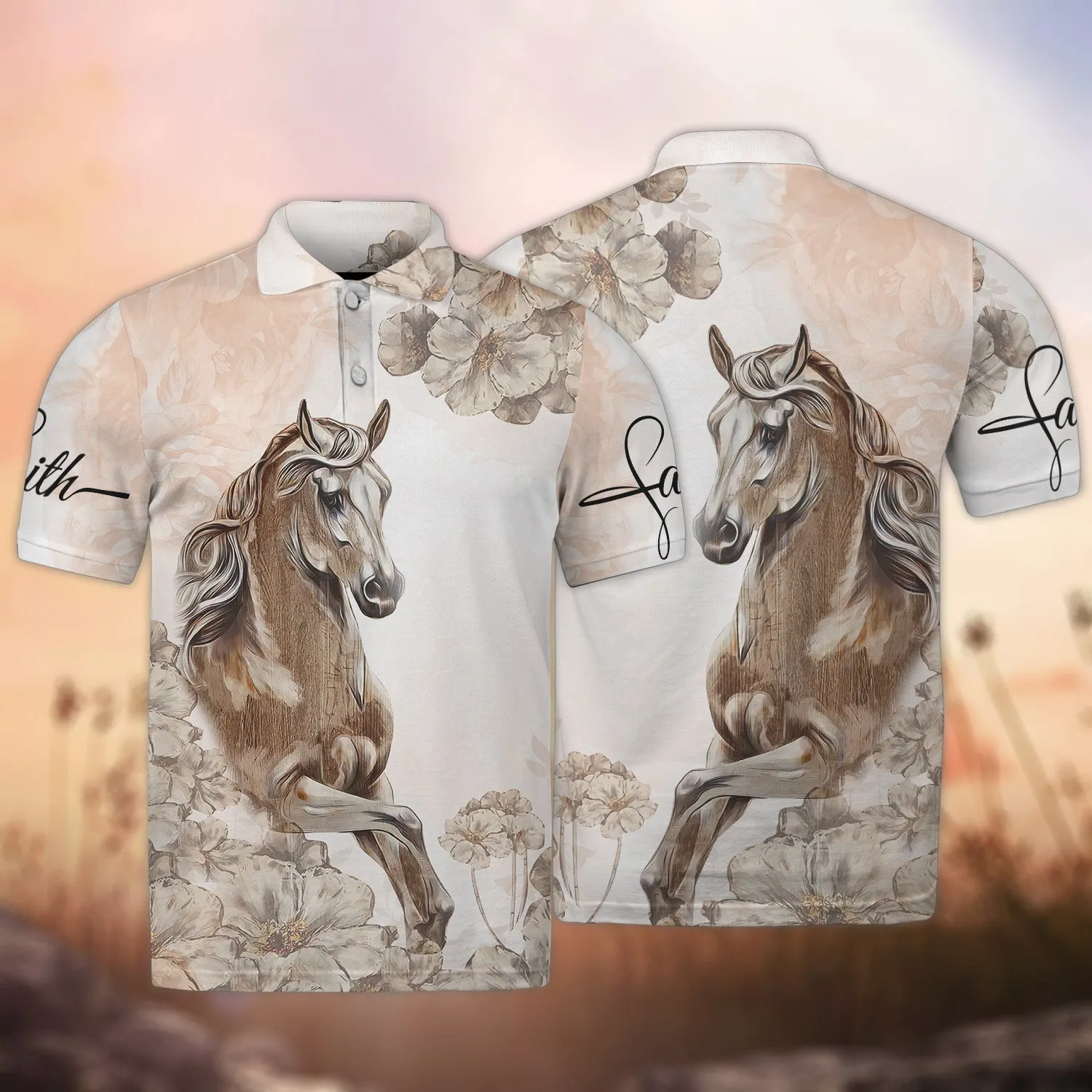 White Horse 3D Shirts Design, Love Horse Hoodie T Shirt