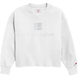 White Reverse Fleece Oversized Midi