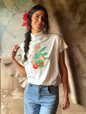 White Turtleneck T-shirt