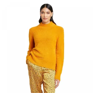 Who What Wear Women's Crewneck Fuzzy Pullover Sweater