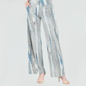 Wide Leg Pocket Pant - Python Taupe - Final Sale!