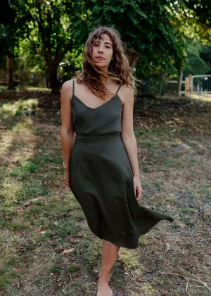 Wilder Wrap Skirt Moss by Tasi Travels