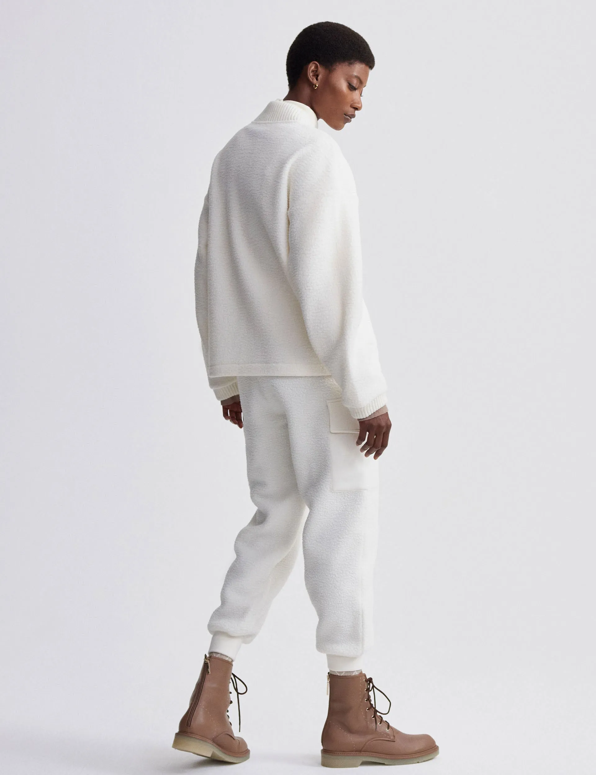 Willmont Patch Pocket Fleece - Egret