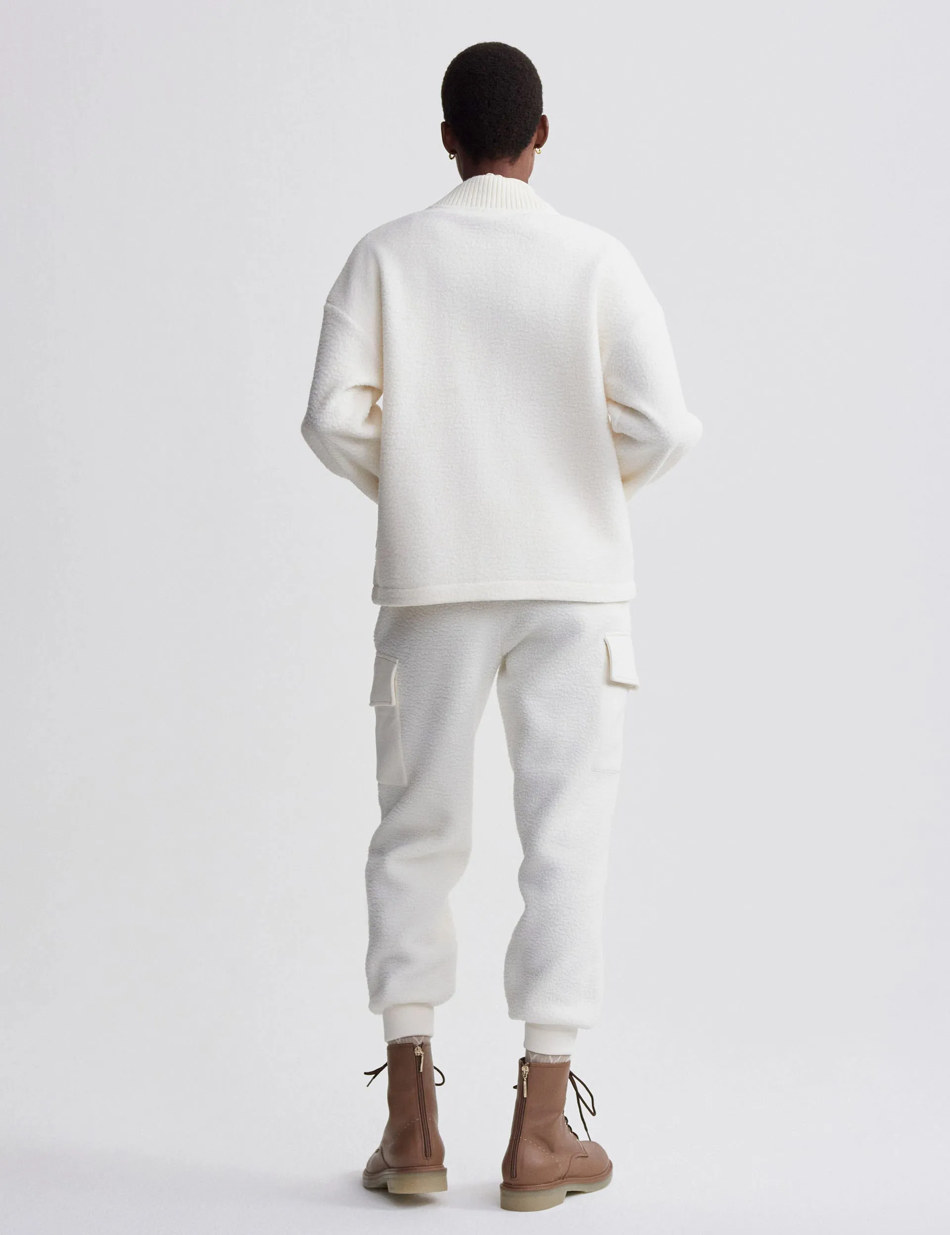 Willmont Patch Pocket Fleece - Egret