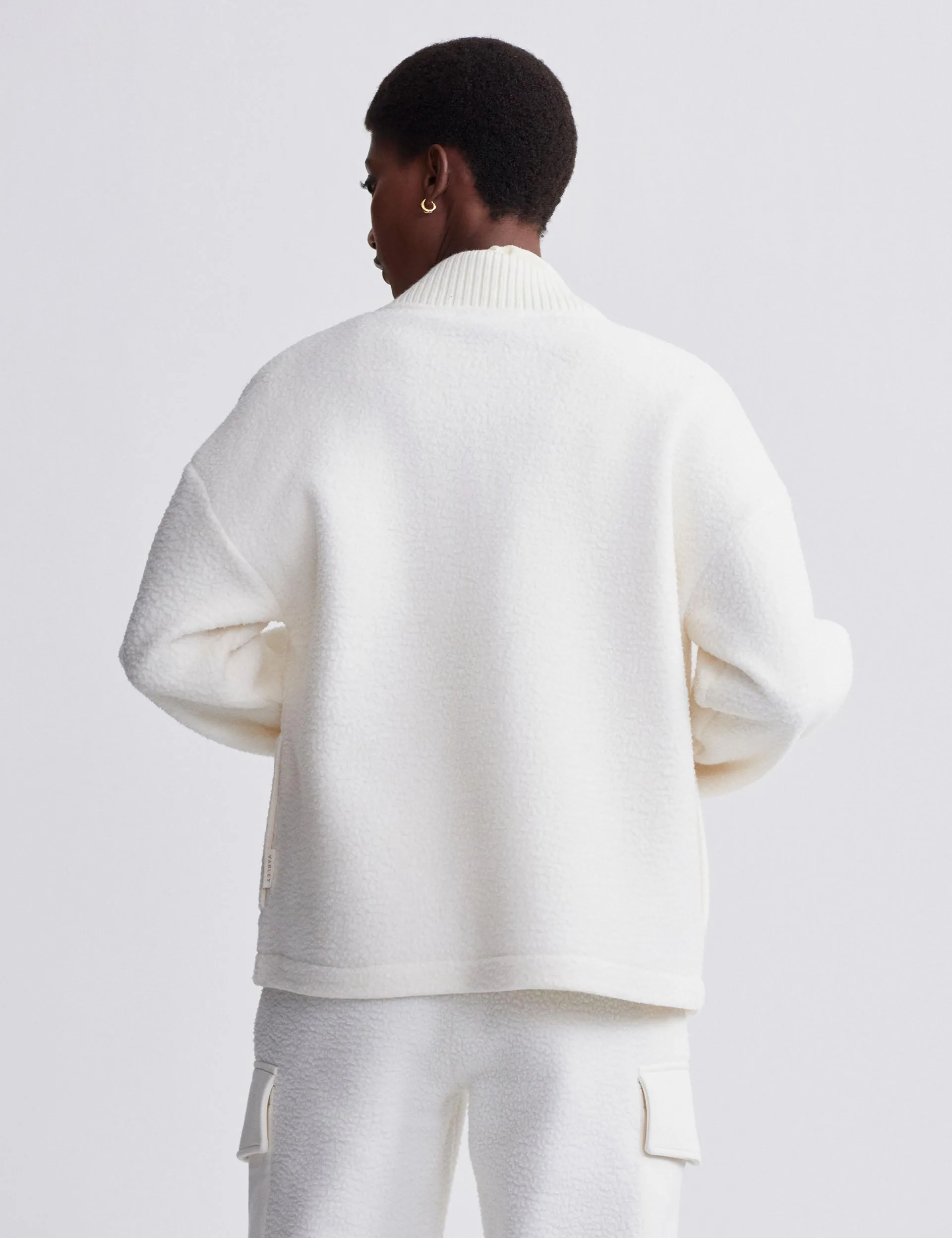 Willmont Patch Pocket Fleece - Egret