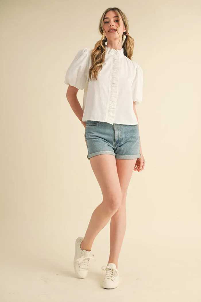 Willow Ruffled Top