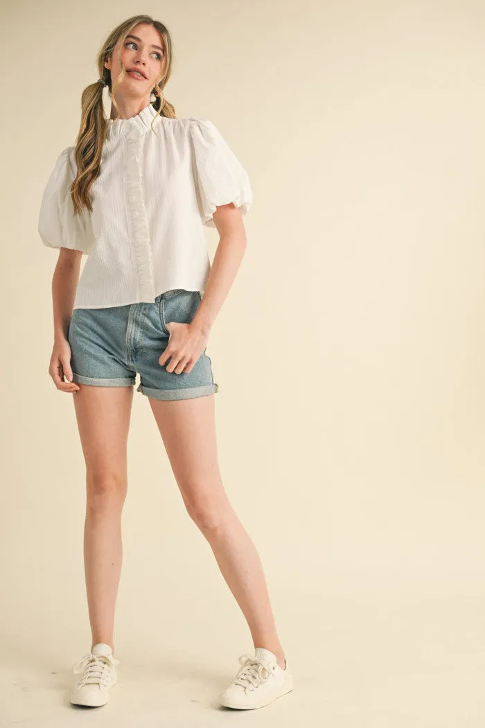 Willow Ruffled Top