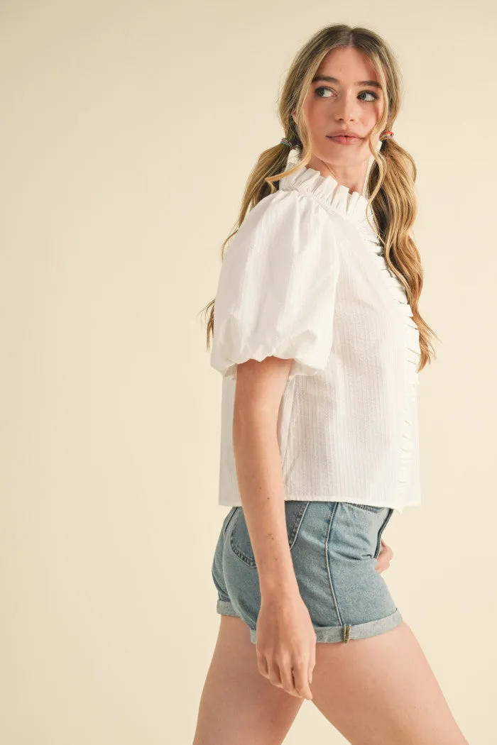 Willow Ruffled Top