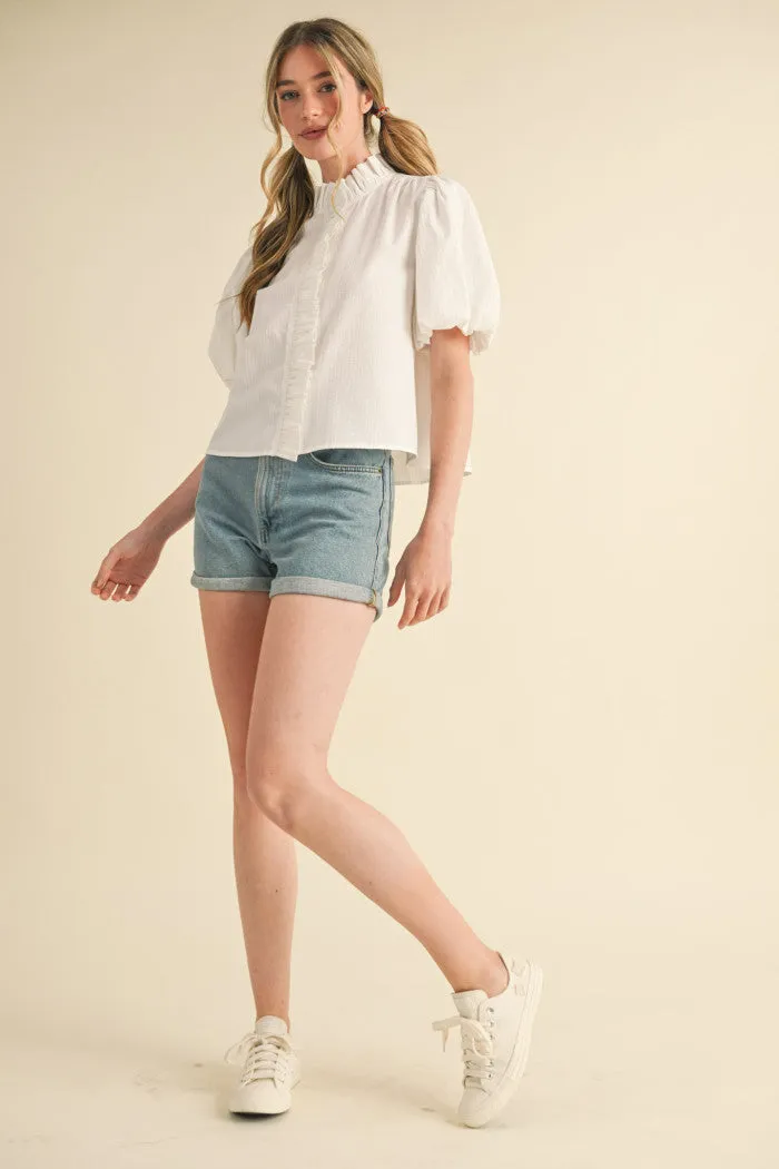 Willow Ruffled Top