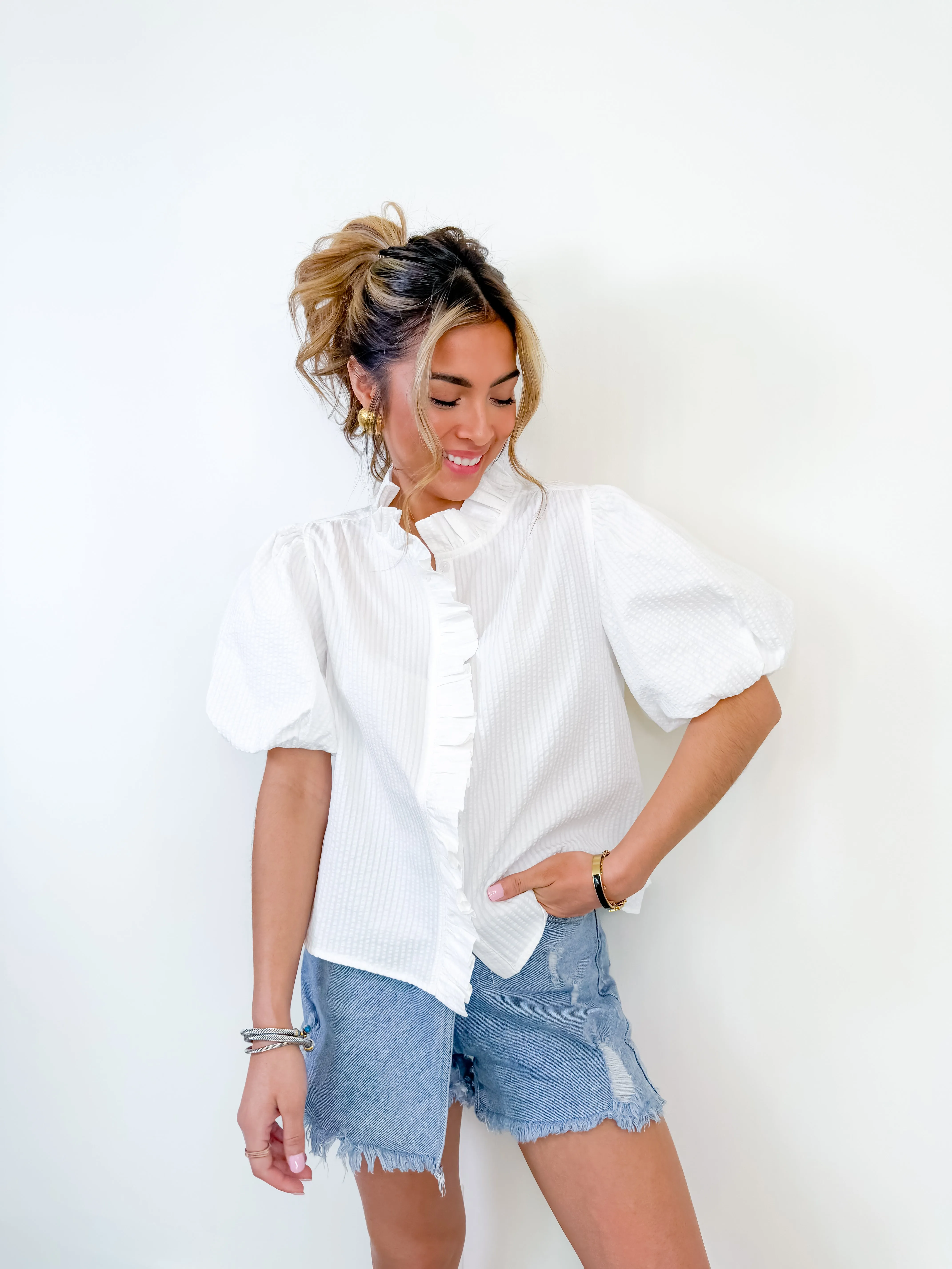 Willow Ruffled Top