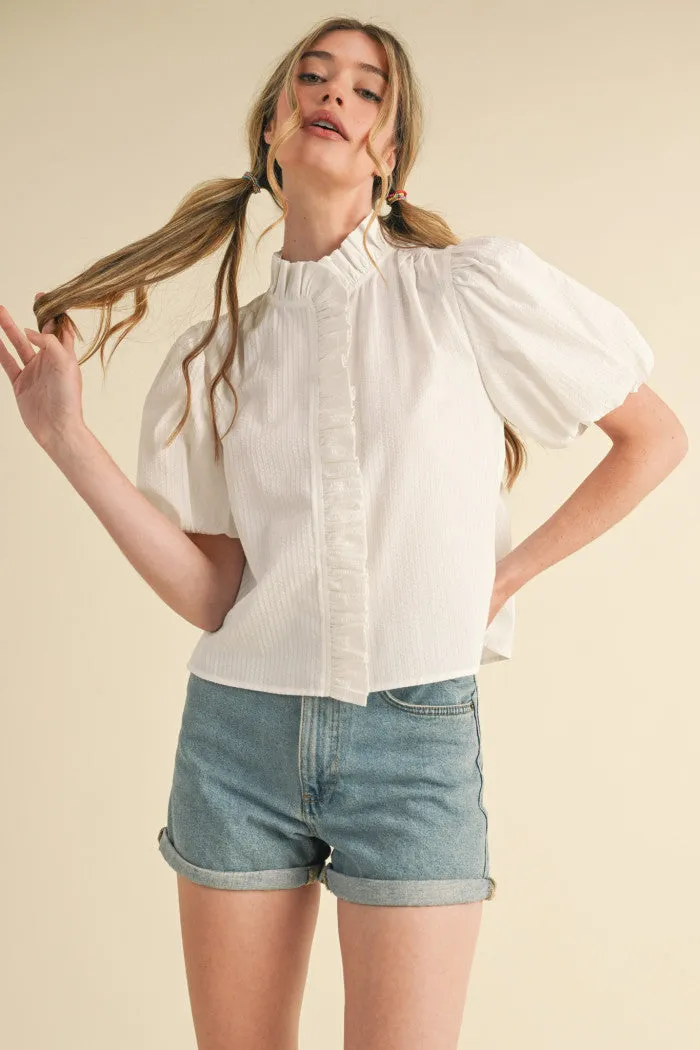 Willow Ruffled Top