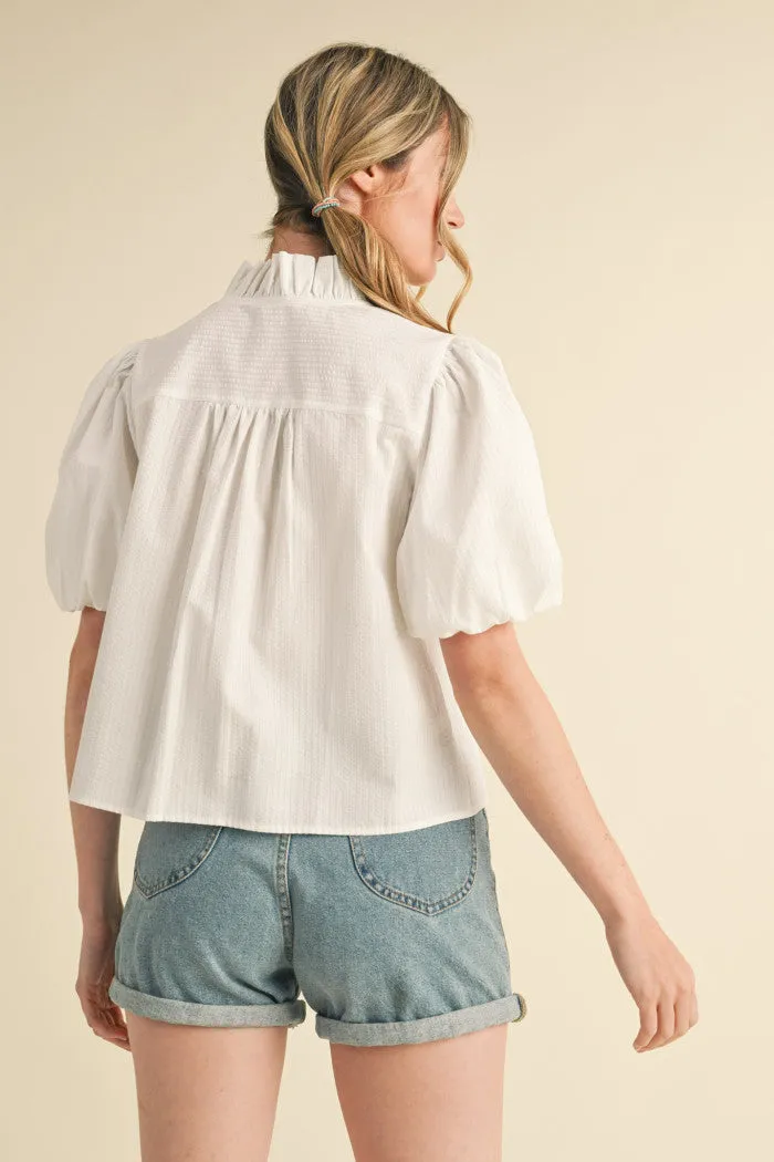 Willow Ruffled Top