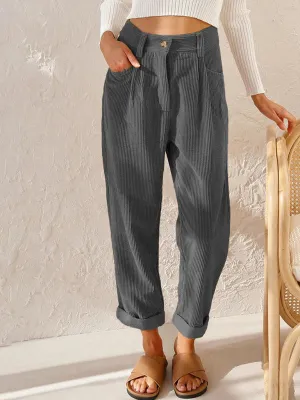 Windsor High Waist Corduroy Lounge Pants