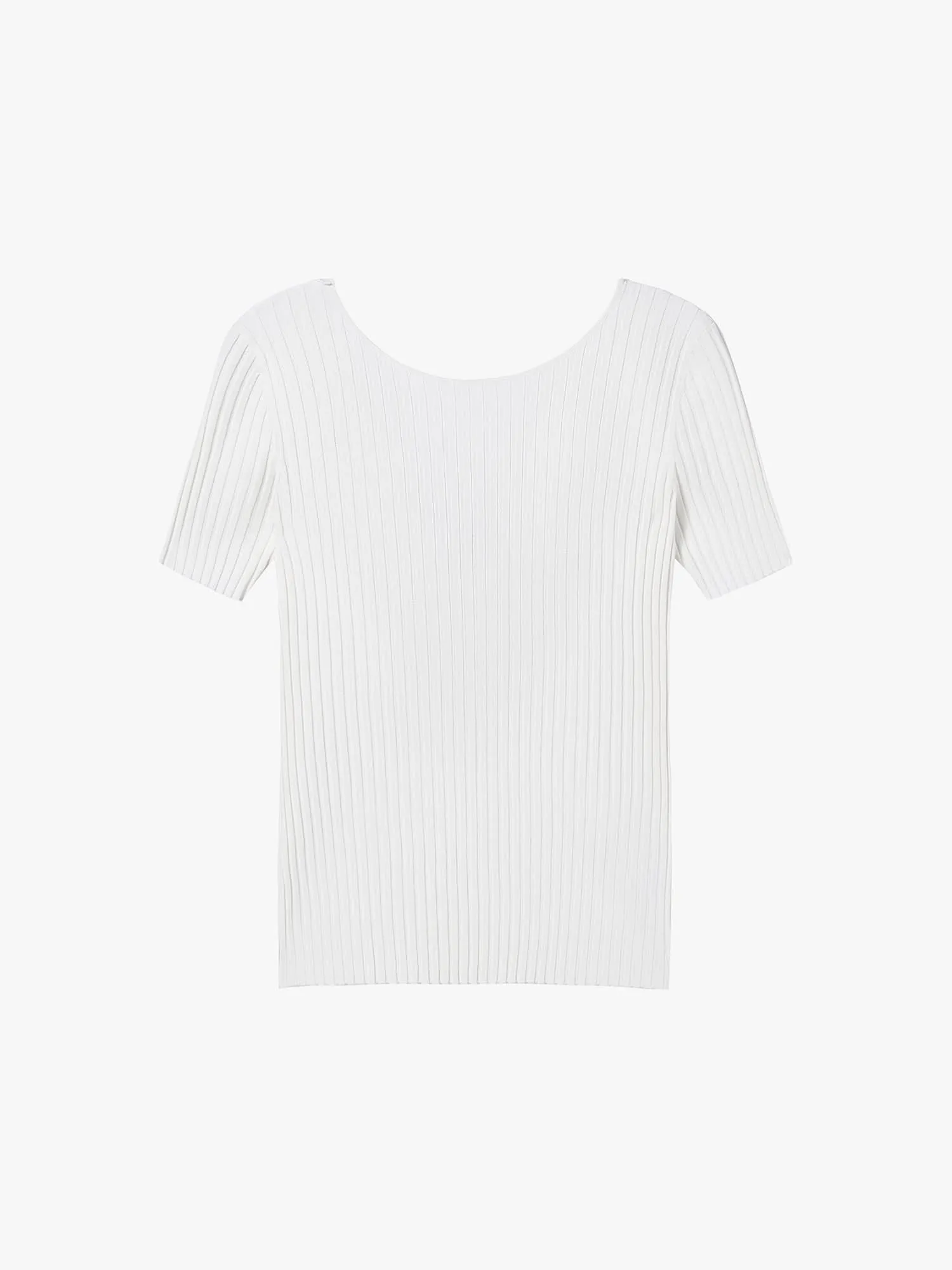 Wing-Embellished Beaded Knit Top