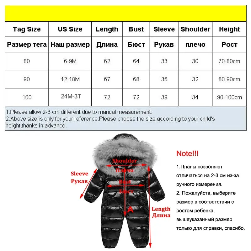 Winter Jumpsuit Overalls for Girls