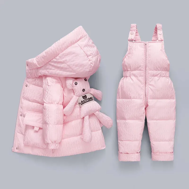 Winter Kids' Duck Down Snowsuits