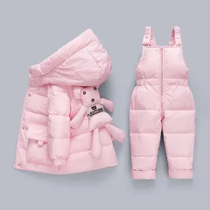 Winter Kids' Duck Down Snowsuits