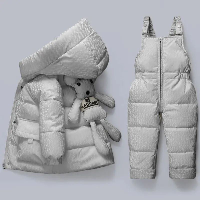 Winter Kids' Duck Down Snowsuits