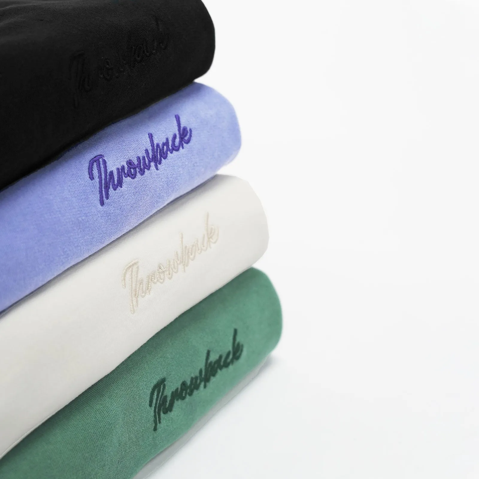 Winter Script Wash Hoodie - Black