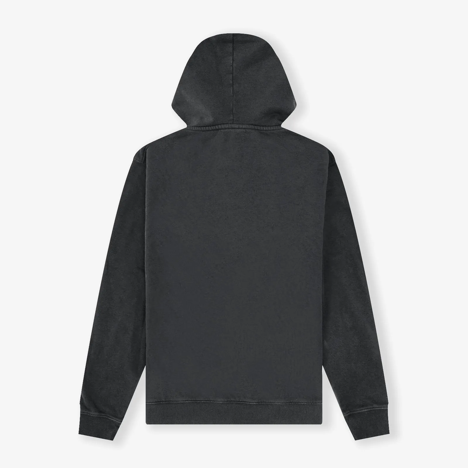Winter Script Wash Hoodie - Black