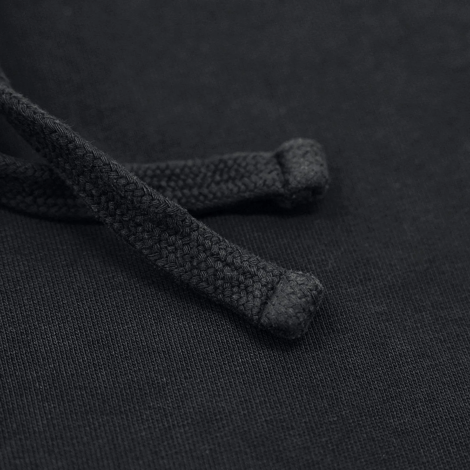 Winter Script Wash Hoodie - Black