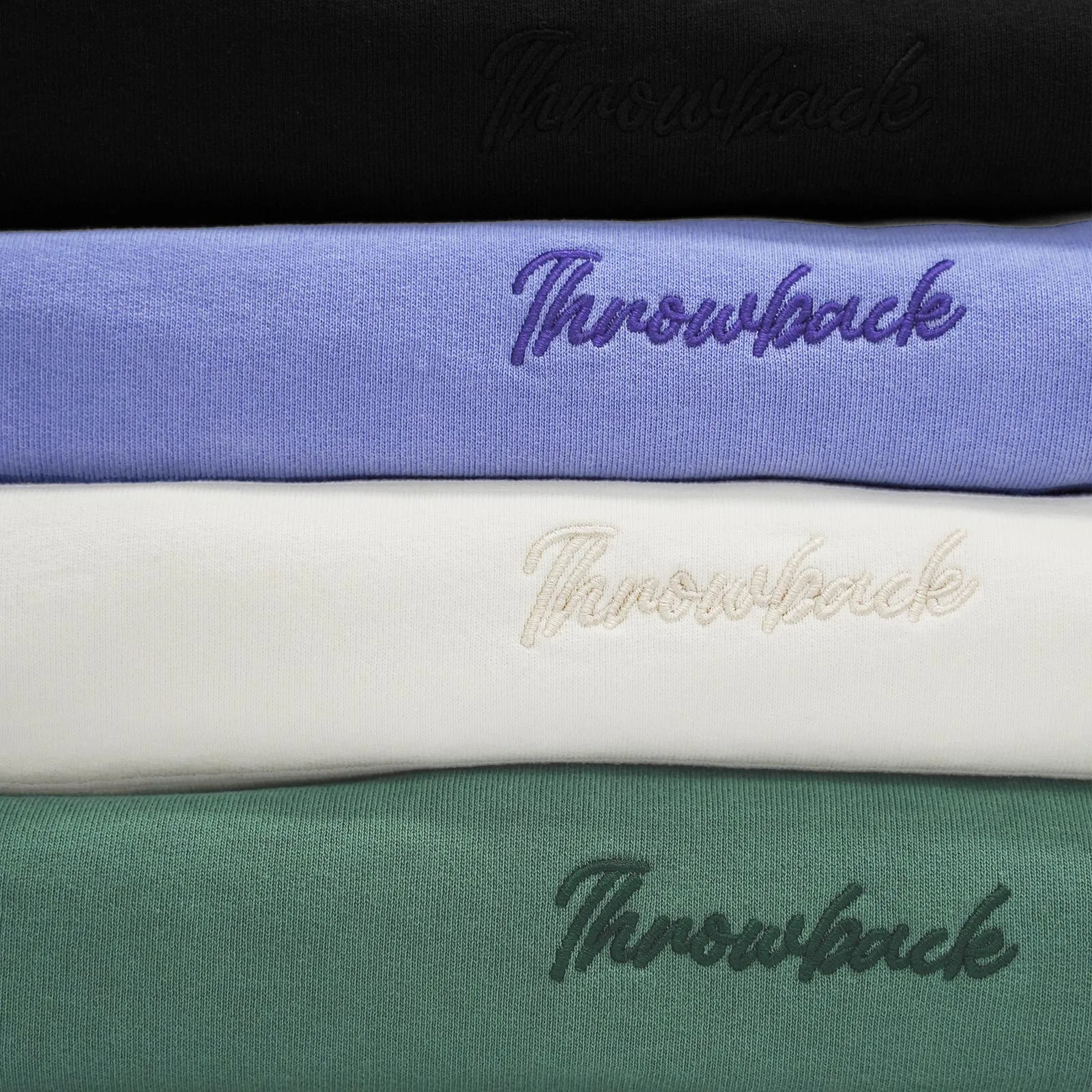 Winter Script Wash Hoodie - Black