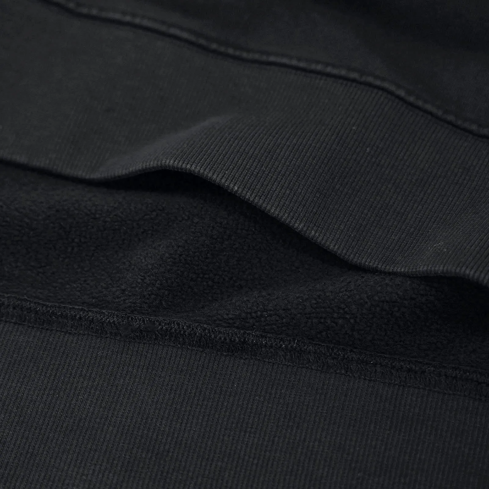 Winter Script Wash Hoodie - Black