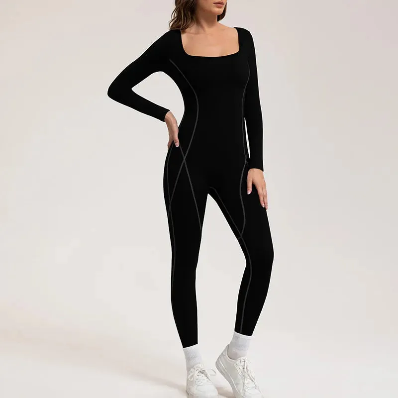 Winter Warm Jumpsuit – Women's Fitness & Yoga Bodysuit
