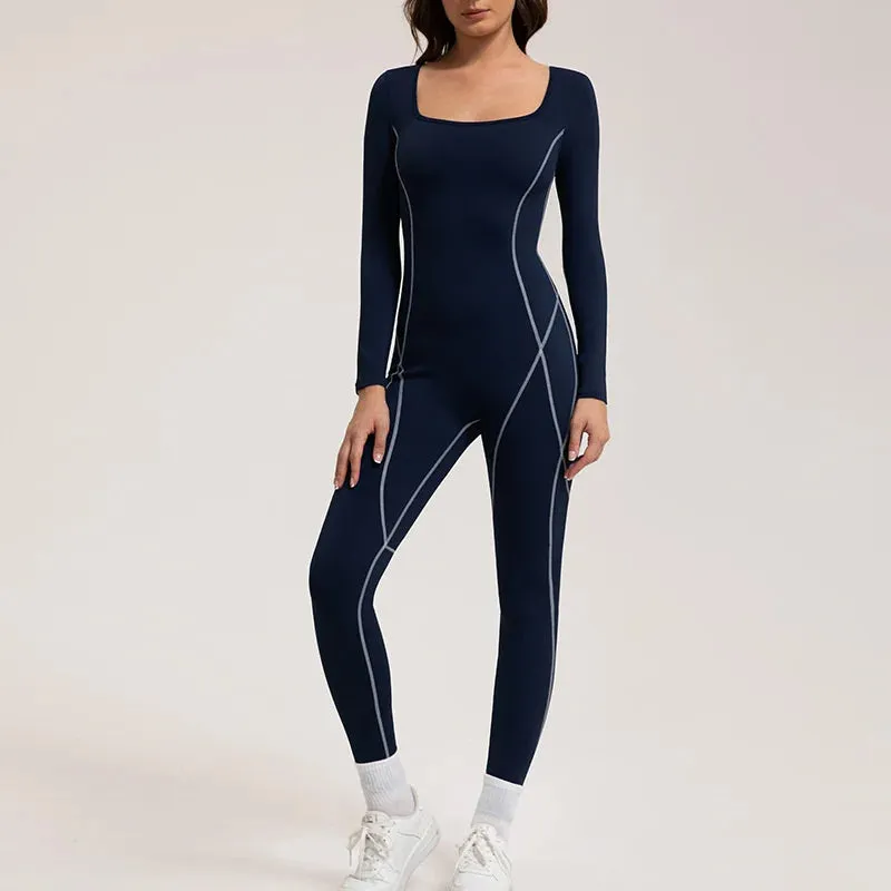 Winter Warm Jumpsuit – Women's Fitness & Yoga Bodysuit