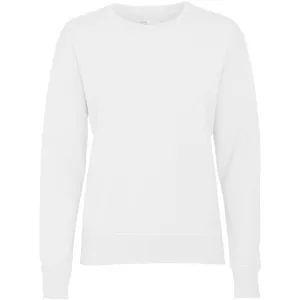 Women Classic Organic Crew Sweatshirt in optical white
