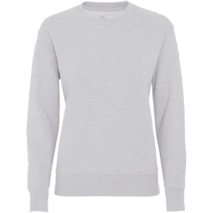 Women Classic Organic Crew Sweatshirt in snow melange