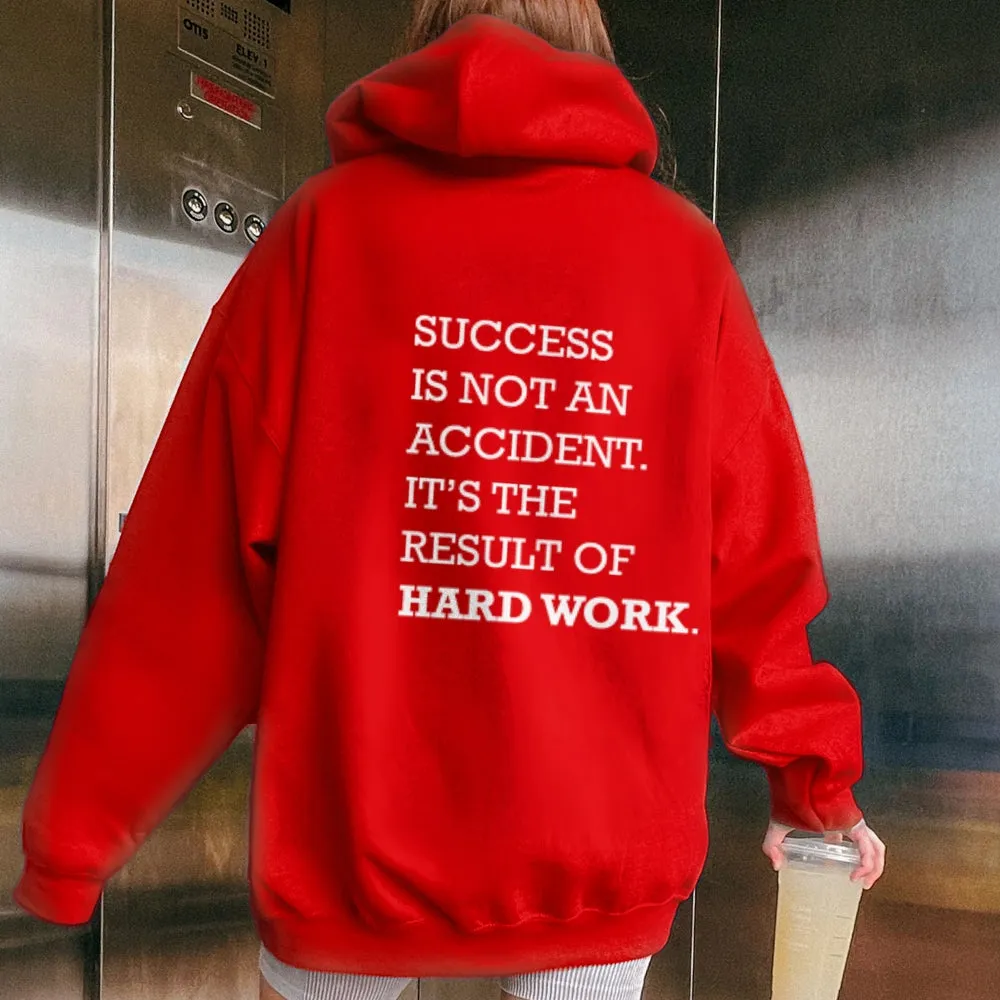 Women Inspire Slogan Letter Graphic Hoodies
