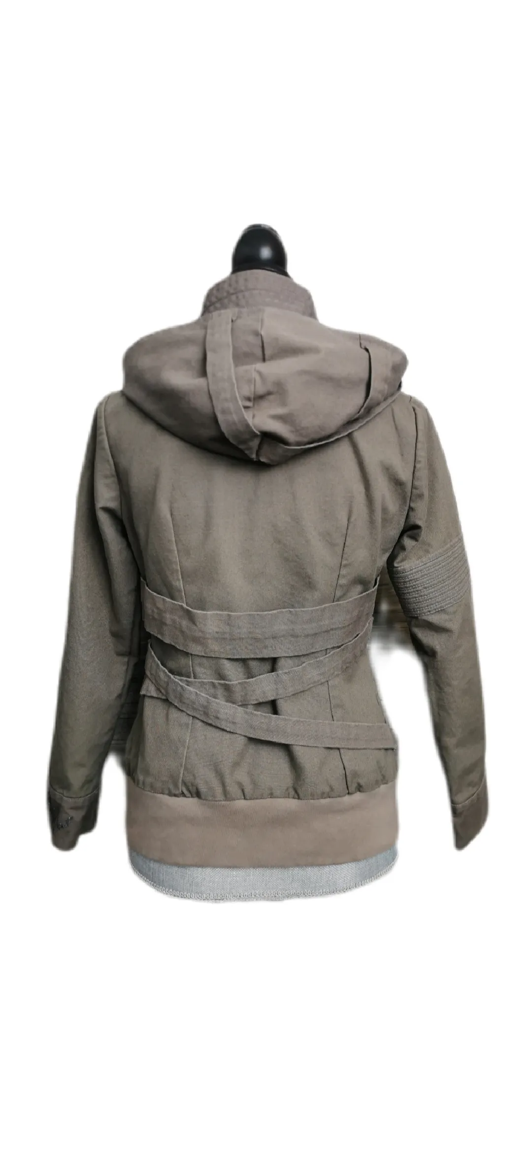 WOMEN SIZE SMALL - SCHWIING Fitted Jacket, Hooded EUC B45