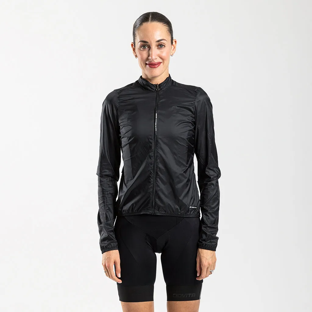 Women's Alto Corsa Windproof Jacket (Black)