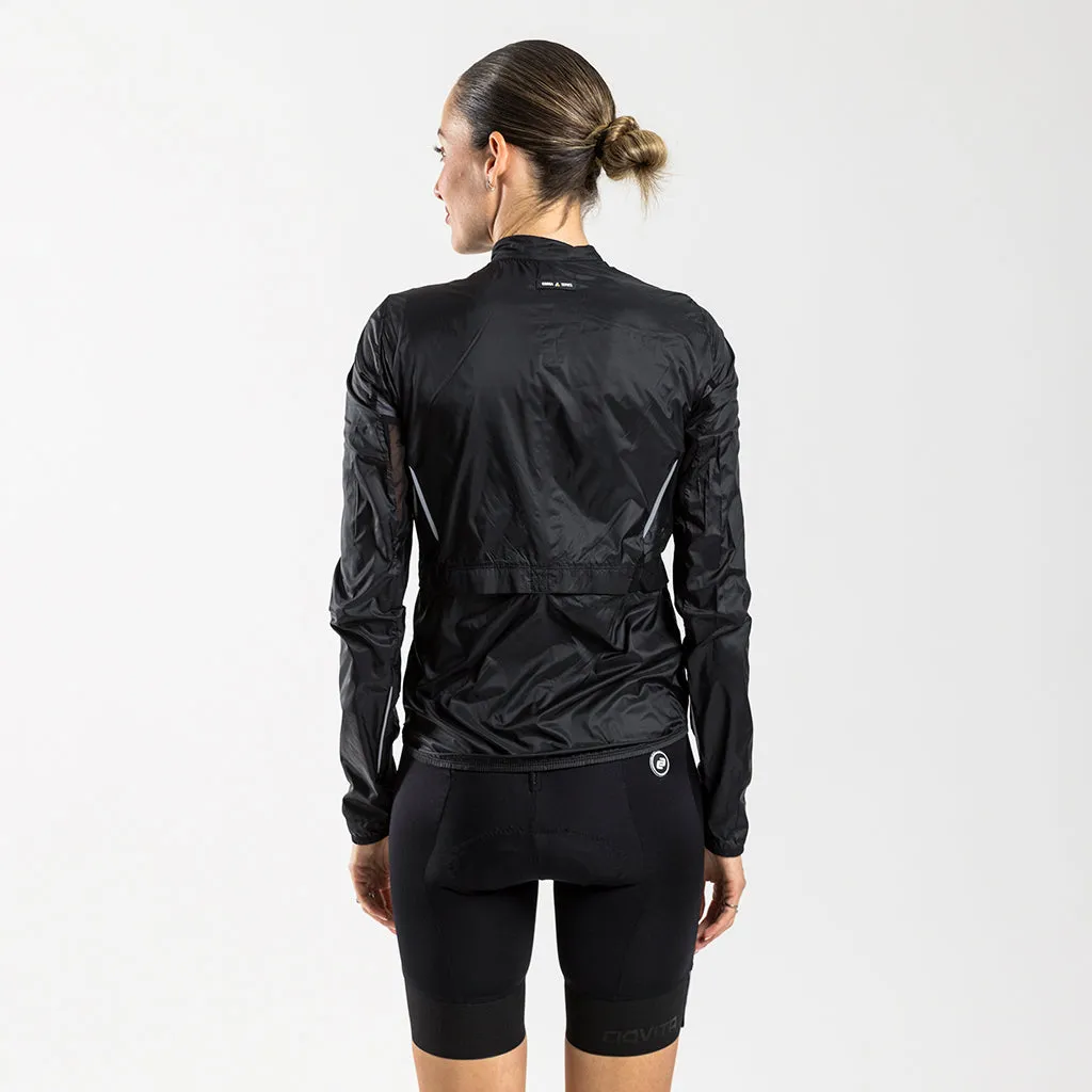 Women's Alto Corsa Windproof Jacket (Black)