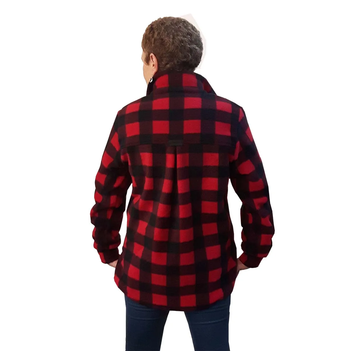 WOMEN'S CAMP JACKET BUFFALO CHECK RED
