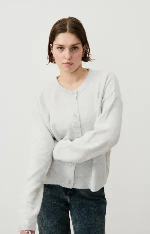 WOMEN'S CARDIGAN DAMSVILLE - HEATHER GREY