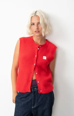 WOMEN'S CARDIGAN EAST - MELANGE PEPPER