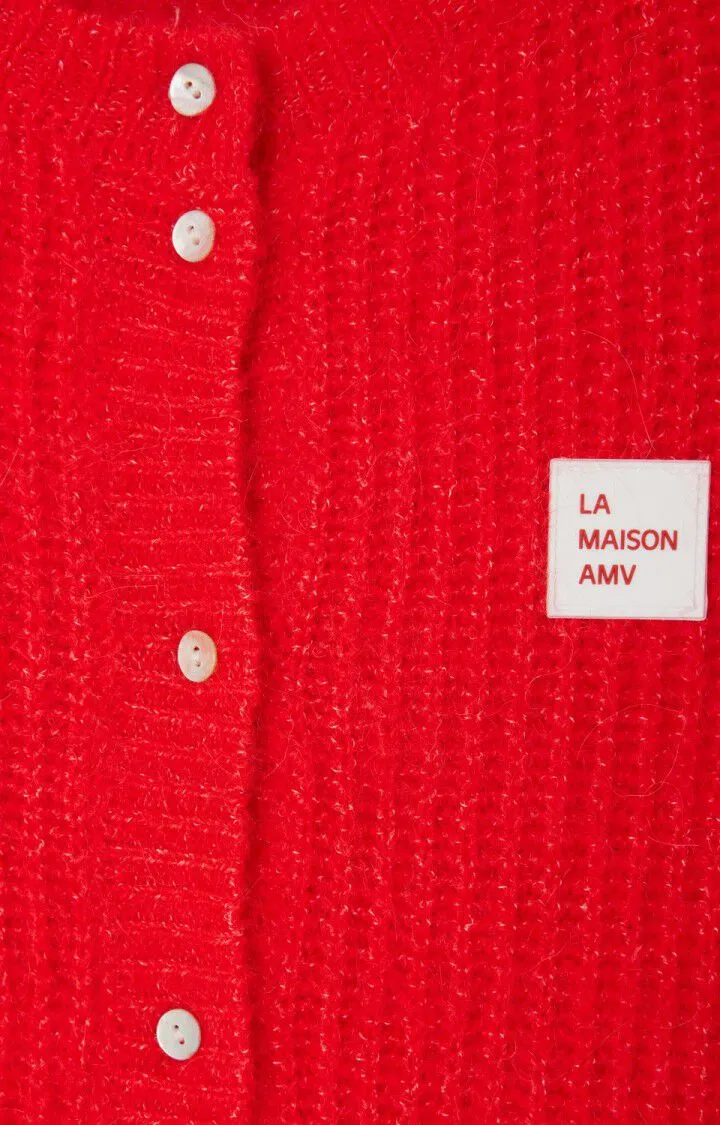 WOMEN'S CARDIGAN EAST - MELANGE PEPPER