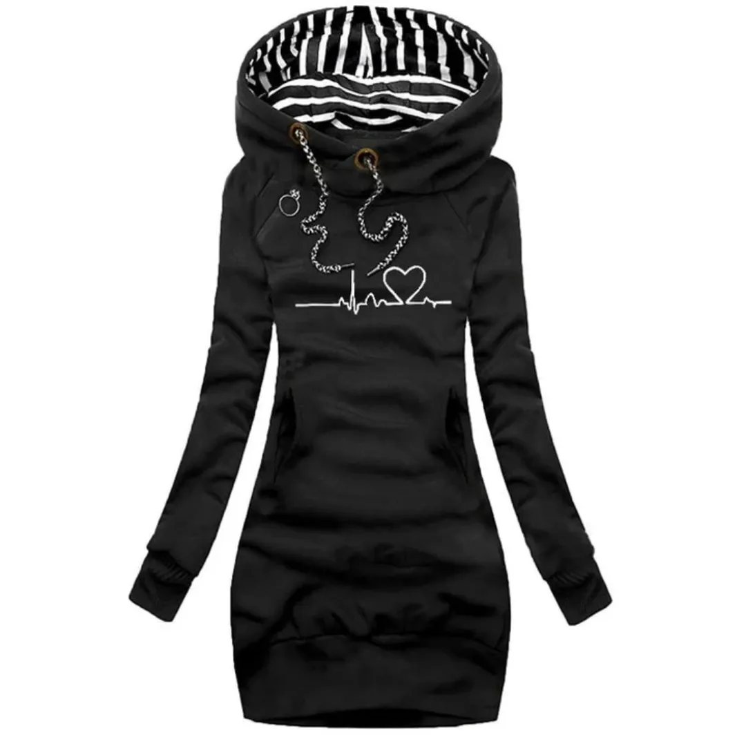 Women's Casual Fitted Hoodie |  Long