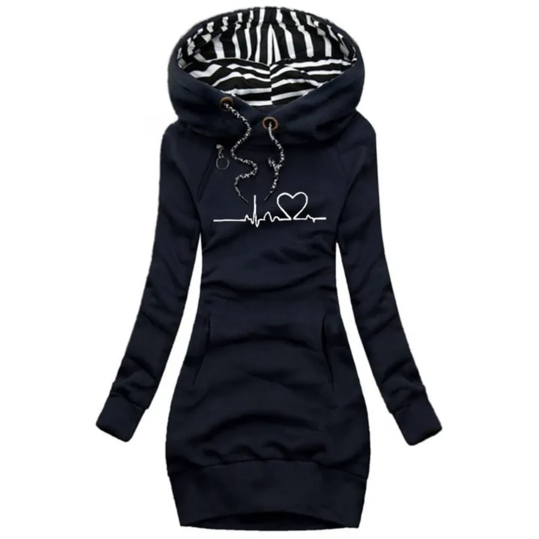 Women's Casual Fitted Hoodie |  Long
