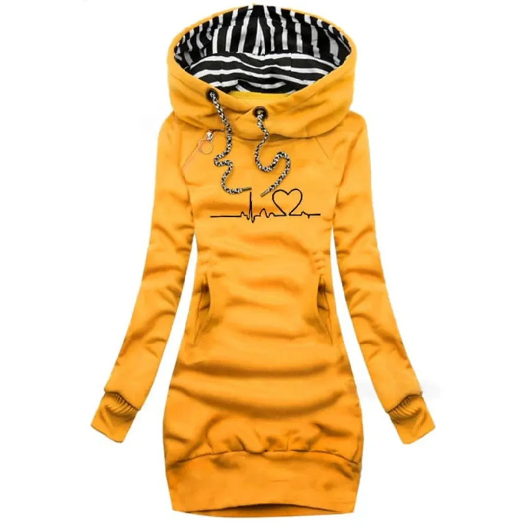 Women's Casual Fitted Hoodie |  Long